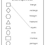 15 2D Shapes Worksheet First Grade Worksheeto