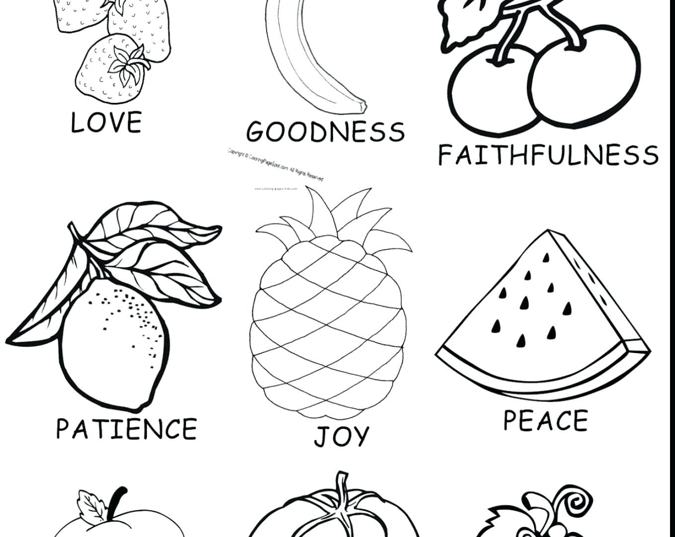 30 Fruits Of The Spirit Worksheet Education Template 30 Fruits Of The Spirit Worksheet Education Template