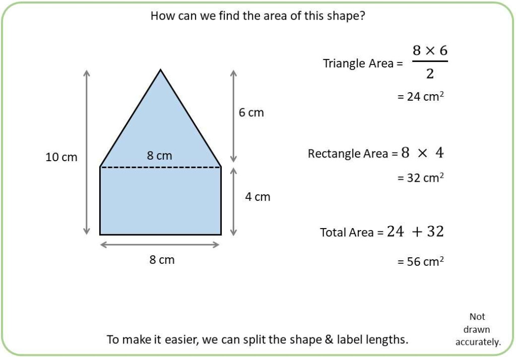 Area Of Polygonal Compound Shapes Go Teach Maths Handcrafted 