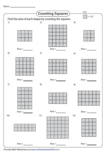 Area And Perimeter Fun Shapes Worksheets - ShapesWorksheets.com