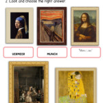 Famous Artworks Worksheet