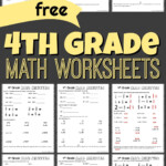 FREE 4th Grade Math Worksheets 123 Homeschool 4 Me