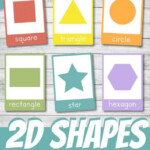 Printable 2D Shape Flashcards For Kindergarten And Preschool