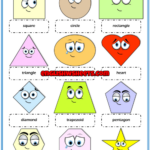 Shapes ESL Printable Picture Dictionary Worksheet For Kids