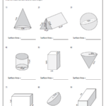 Surface Area Worksheets