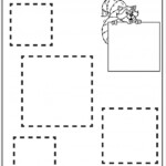 Trace The Squares Worksheets 99Worksheets
