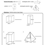 Volume Worksheet 1 Shapes Worksheets Volume Worksheets Kindergarten