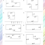 Finding Area Irregular Shapes Worksheet