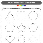 Shape Tracing Worksheet